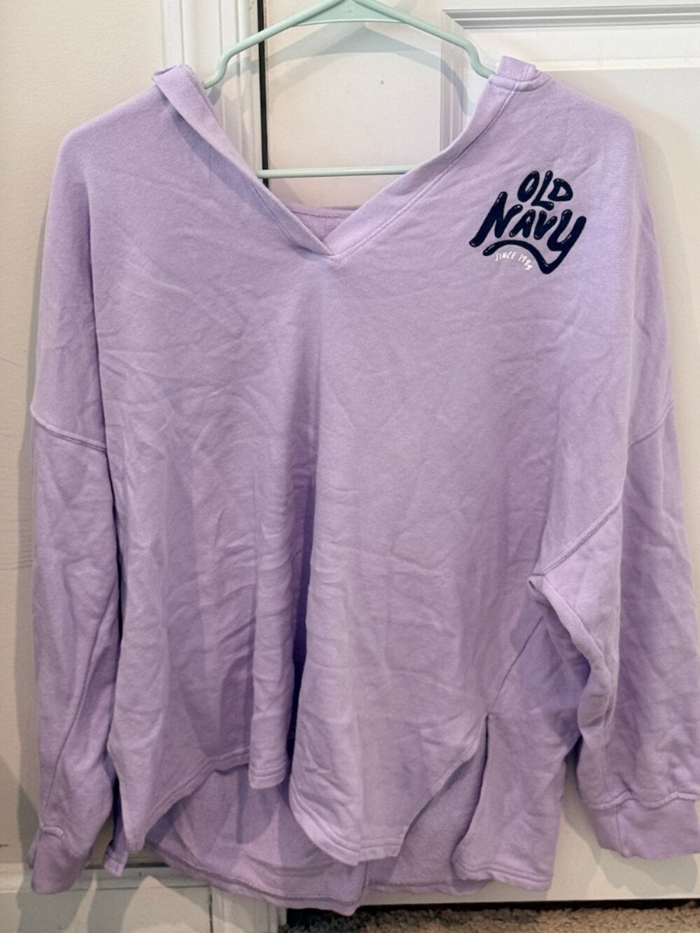 Old Navy Lavender Hooded Swim Cover-Up - Size M